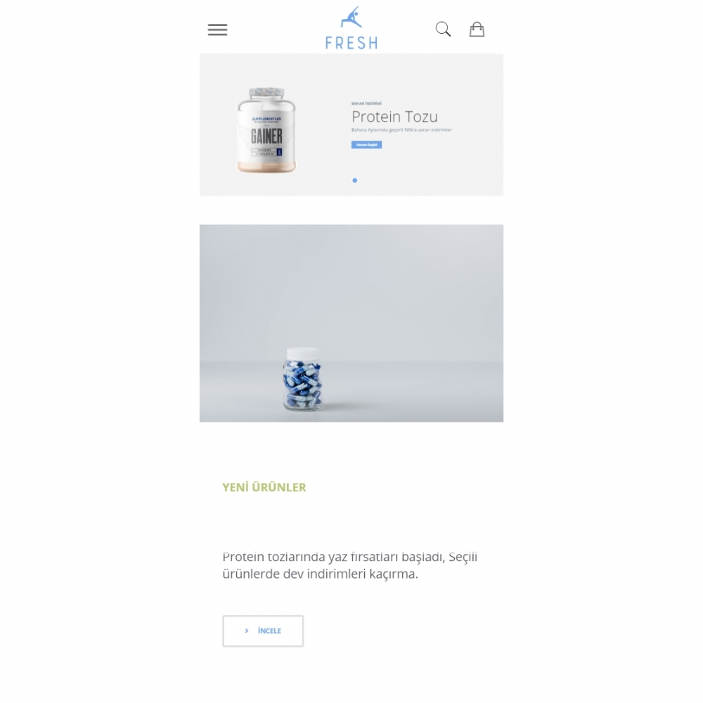 Cosmetics | Fresh E-commerce Theme | Fresh | kadın, ruj, mat ruj, parlak ruj, allık, oje, mat oje, soft oje, eyeliner, göz farı, pastel göz farı, tırnak bakım, cilt bakım, saç bakım, kişisel bakım, törpü, manikür, pedikür, saç boyası, şampuan, vücut şampuanı, saç şampuanı, saun, el kremi, vücut kremi, duş jelleri, duş köpüğü, duş,  tonik, süt, jel, köpük, bant sünger, peeling, gül suyu, makyaj temizleme ürünleri, kaş makyajı,  maskara, rimel, allık fırçası, far fırçası, fondöten fırçası, kontür fırçası, pudra fırçası, fırça setleri, sünger, ayna, kalemtraş, takma kirpik kirpik kıvırıcı, organizer, set boya, yarı set boya, renkli saç boyası, tüp boya, beyaz kapatıcı, sprey renk açıcı, peroksit yardımcı malzemeler, erkek saç boyası, kadın parfüm, kadın deodorant, kadın deodorant sprey, kadın deodorant roll-on, kadın deodorant stick, kadın vücut spreyi, protein. protein tozu, kas çalışması, performans arttırıcı,    | 