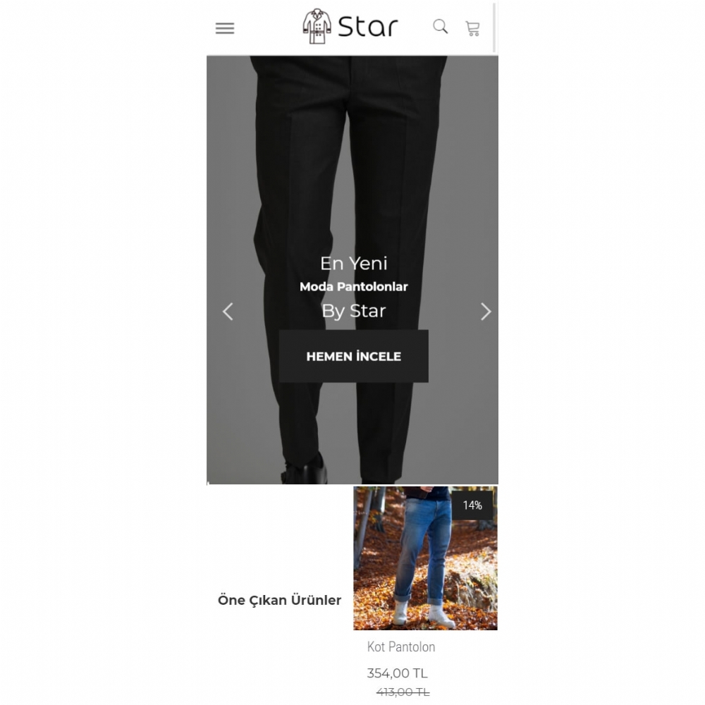 Fashion | Star E-commerce Theme | Star | kıyafet, giysi, takım elbise, giyim, aksesuar, çanta, ayakkabı, suit takım, suit gömlek, kravat, çorap, ceket, pantolon,  kemer, kaban, yelek, polo yaka, slim fit, büyük beden, erkek giyim | 