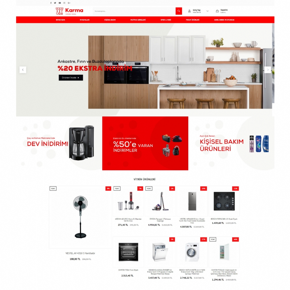 Hardware  | Karma E-commerce Theme | Karma | cep telefonu, bilgisayar,  şarj aleti, şarj kablosu, telefon pili, kırılmaz cam, bilgisayar kasası, bilgisayar masası, laptop, masa üstü bilgisayar,  hard disk, ekran kartı, ana kart, bilgisayar kasası, mouse, mouse pad, iş güvenlik ürünleri, merdivenler, boyalar ve boya aksesuarları, yapıştırıcı ve bantlar, su arıtma cihazları, kilitler, çiviler,  kapı aksesuarları, ankastre ürünler, evyeler, el aletleri,  yapıştırıcı ürünler,  elektronik kapı ürünleri, çamaşır makinesi, ütü, buzdolabı, bulaşık makinesi,  elektrik süpürgesi, fırın, elektrikli ocak, davlumbaz, mutfak gereçleri tencereler, yemek takımları, hırdavat, teknoloji, ütü masaları,market | 