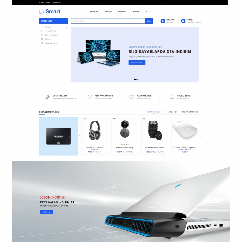Tech | Smart E-commerce Theme | Smart | cep telefonu, bilgisayar,  şarj aleti, şarj kablosu, telefon pili, kırılmaz cam, bilgisayar kasası, bilgisayar masası, laptop, masa üstü bilgisayar,  hard disk, ekran kartı, ana kart, bilgisayar kasası, mouse, mouse pad, zeytin, zeytinyağı, natural sızma, soğuk sıkım, yeni sıkılmış zeytinyağı | 