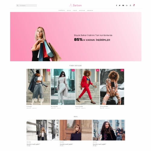 Satin E-commerce Theme