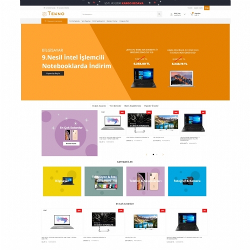 Techno E-commerce Theme